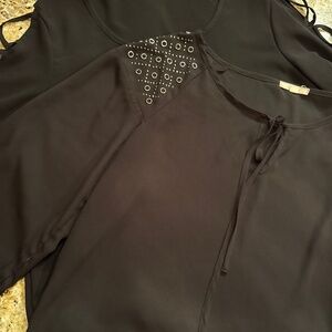 2 Black dress tops